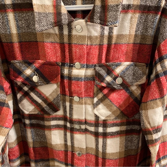 Plaid unisex shirt . Size :M - Picture 2 of 3